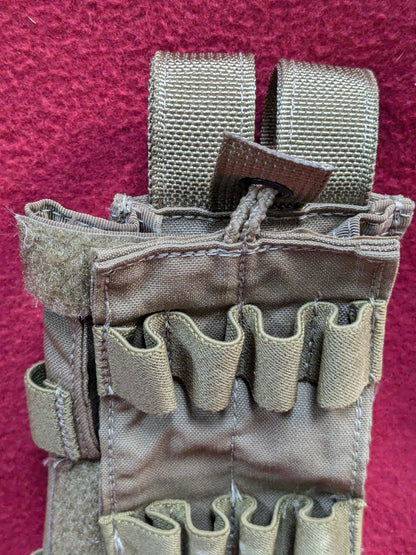 Tactical Assault Gear TAG MBITR Radio Pouch Coyote MOLLE Used (35cr- ca3-YLU151)