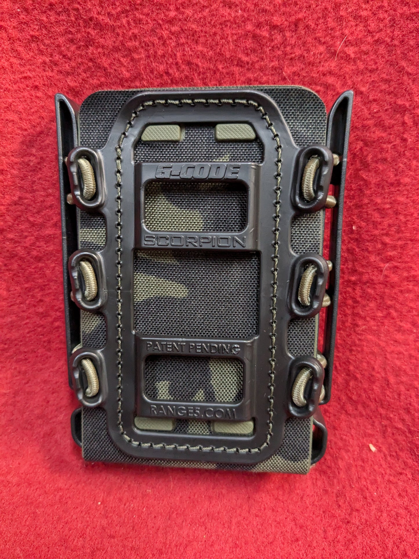 G-Code Soft Shell Scorpion Rifle Mag Carrier Multicam Black Used (31cr- ca6-YLU156)