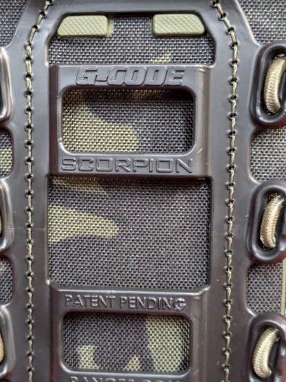 G-Code Soft Shell Scorpion Rifle Mag Carrier Multicam Black Used (31cr- ca6-YLU156)