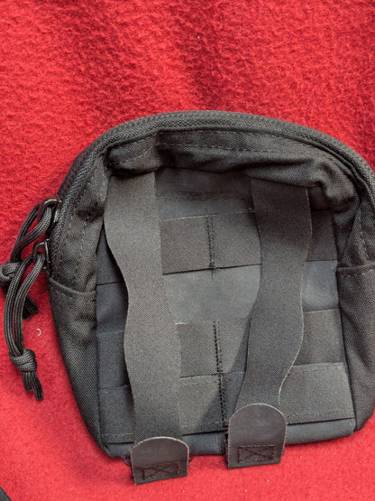 Small Utility / Admin Pouch Black Used  (36cr- ca4-YLU193)