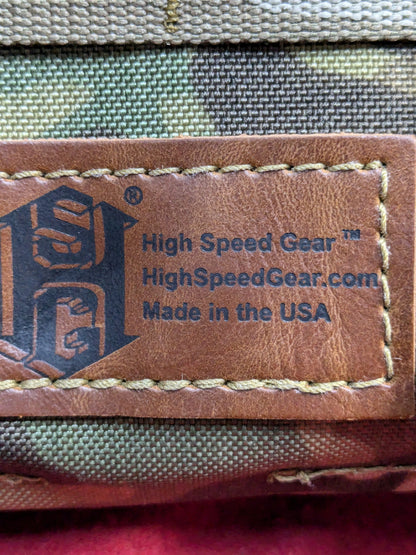 High Speed Gear (HSGI) Admin Pouch, MOLLE compatible Multicam Used (30cr- ca5-GUA16)