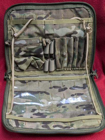 High Speed Gear (HSGI) Admin Pouch, MOLLE compatible Multicam Used (30cr- ca5-GUA16)