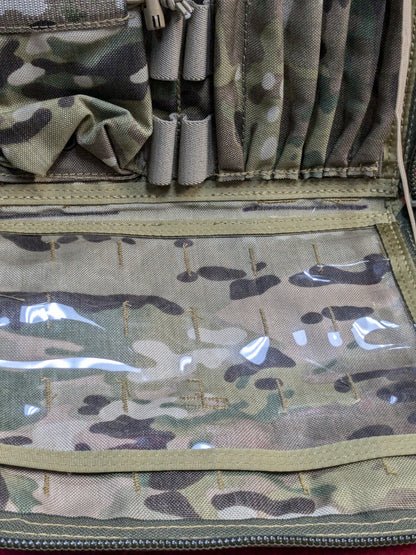 High Speed Gear (HSGI) Admin Pouch, MOLLE compatible Multicam Used (30cr- ca5-GUA16)