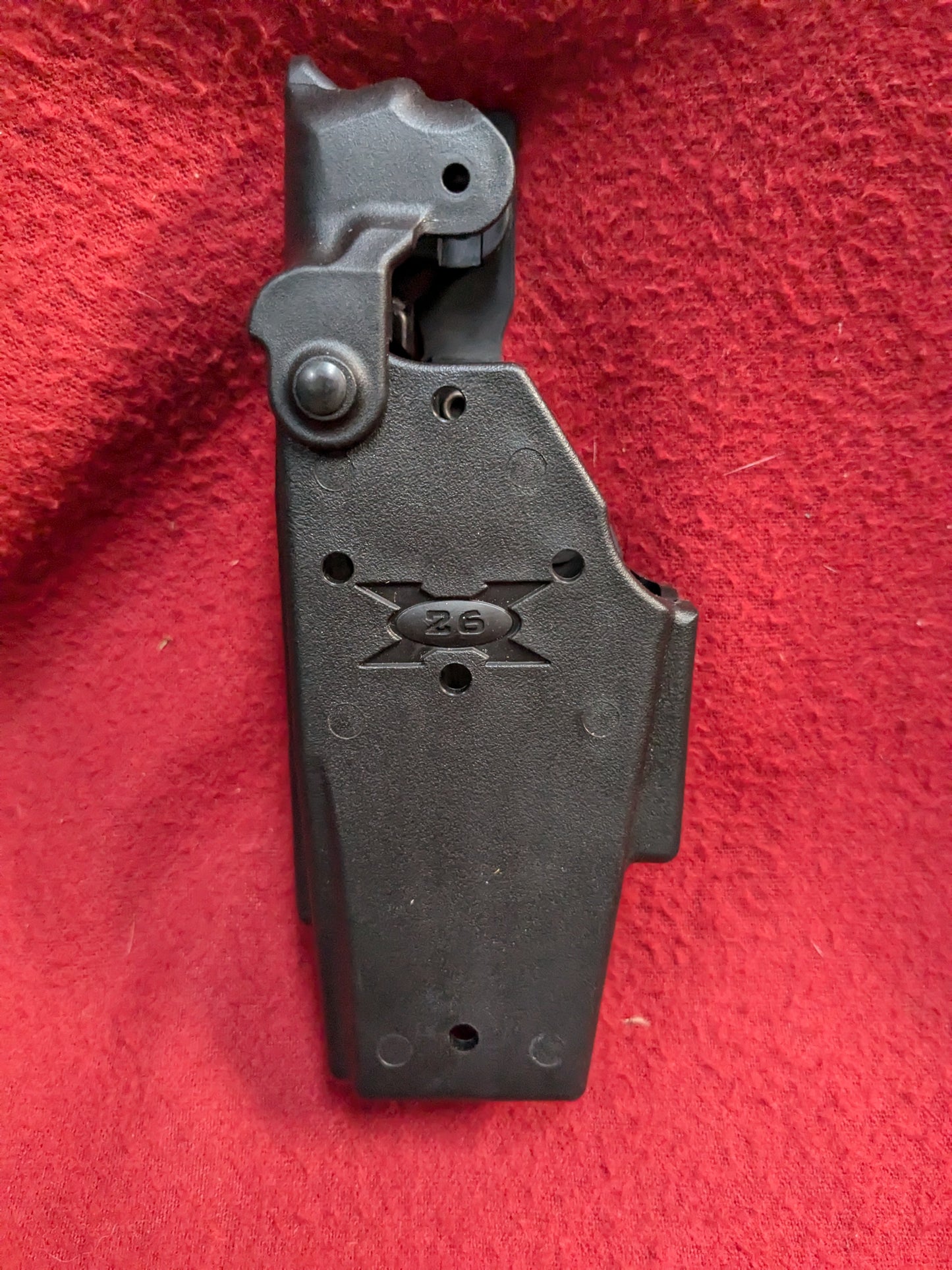 BLACKHAWK Sepra Taser X-26 Duty Holster, Matte Finish, Black Used (FB18-GUA71)