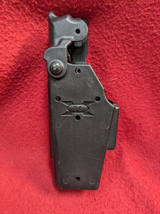 BLACKHAWK Sepra Taser X-26 Duty Holster, Matte Finish, Black Used (FB18-GUA72)