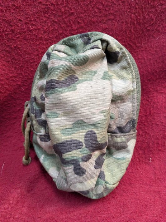 ATS Tactical Gear Zippered Small Utility Pouch Multicam Used (32cr- ca7-GUA86)