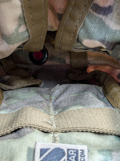 ATS Tactical Gear Zippered Small Utility Pouch Multicam Used (32cr- ca7-GUA86)