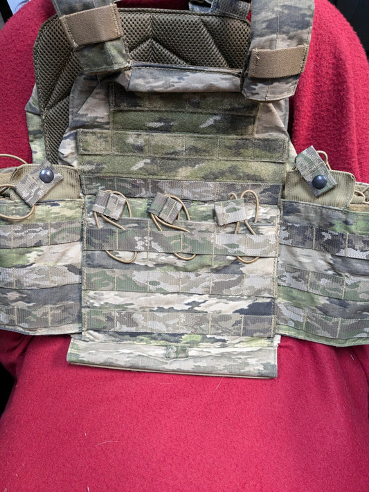 Large TDS Plate Carrier A-TACS Camo Excellent Condition ATACS (GTT  eb09-GUA100)