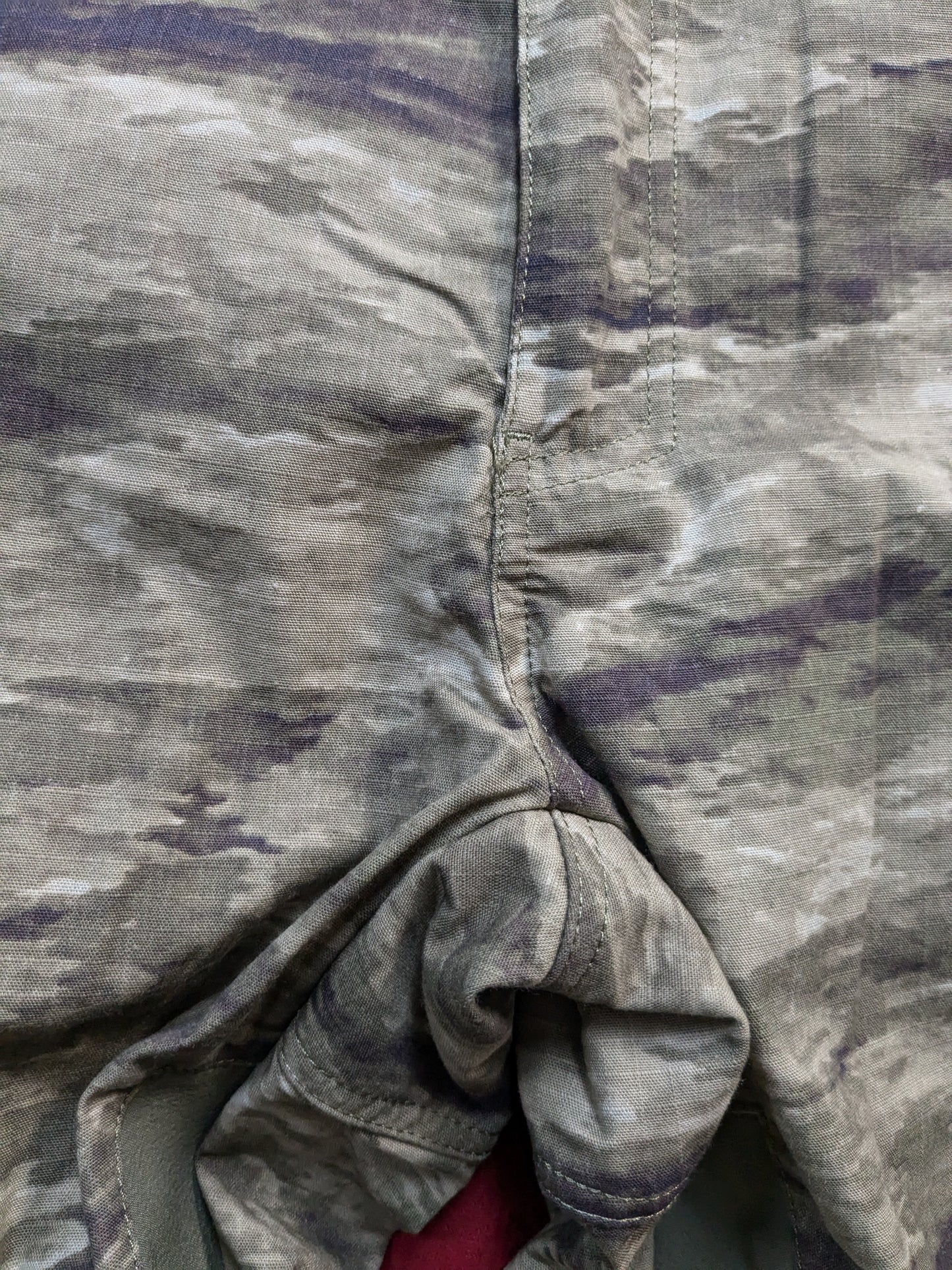 O.P.S. A-TACS Camo Combat Pants w/ Knee Pads Medium Excellent Condition ATACS (fc06-GUA102)