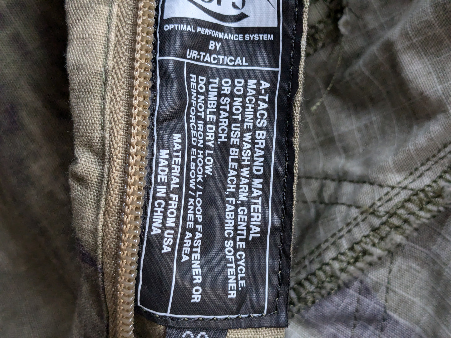 NOS OPS Ur-Tactical Lissom Tactical Shorts ATACs Camo size: 36 (04cr- ca15-PET04)