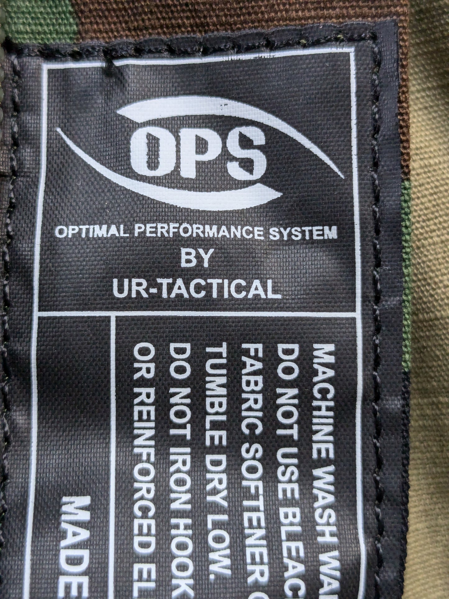 NOS OPS Ur-Tactical Lissom Tactical Shorts M81-Woodland Camo size: 34 (fa12-PET08)