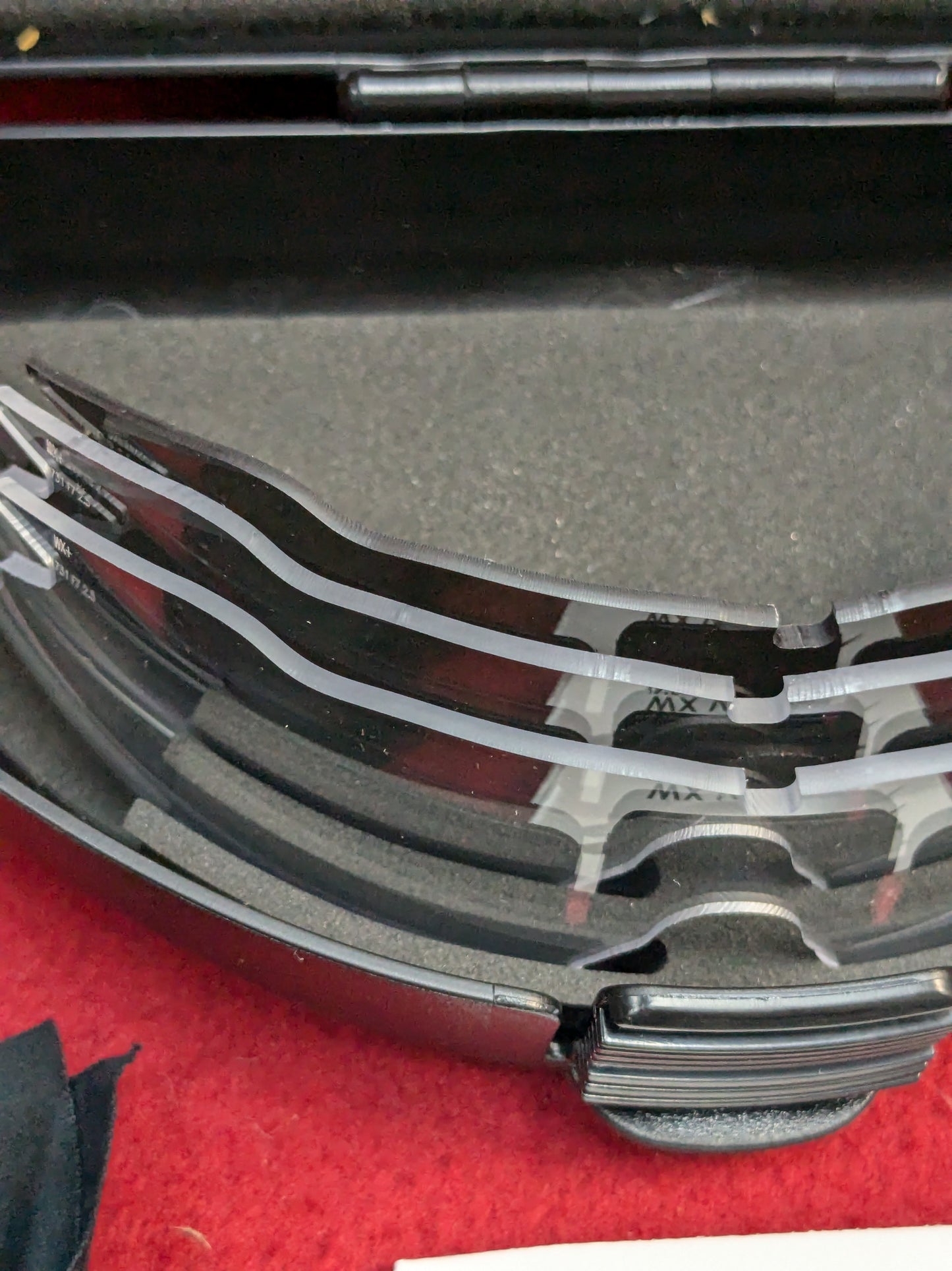 Nos usgi wiley x vapor ballistic apel eye protection clear/dark lens (cl2- (ab16-PET25)