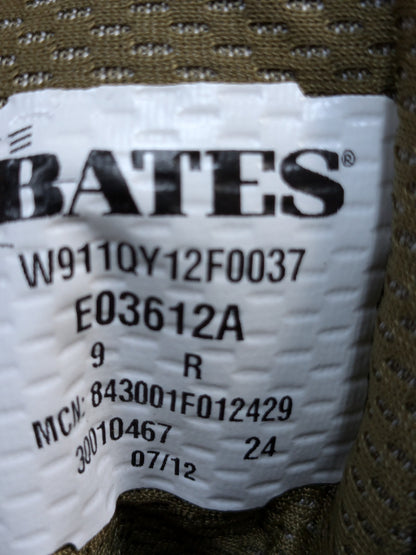 US Army Bates 9 R E03612A Deployment Mountain Combat Boots Excellent Condition (39cr- cb12-PET32)