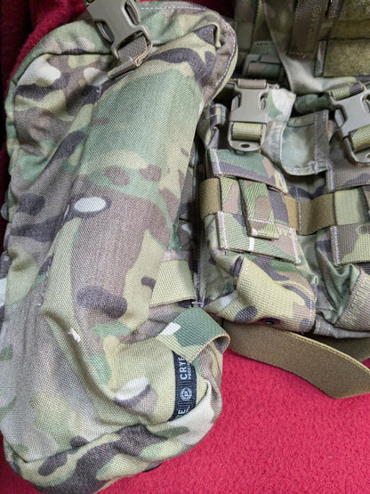 Crye Precision Multicam AVS CR1 Detachable Chest Rig W/ Harness And Pouches (11n- DC10-PET35)