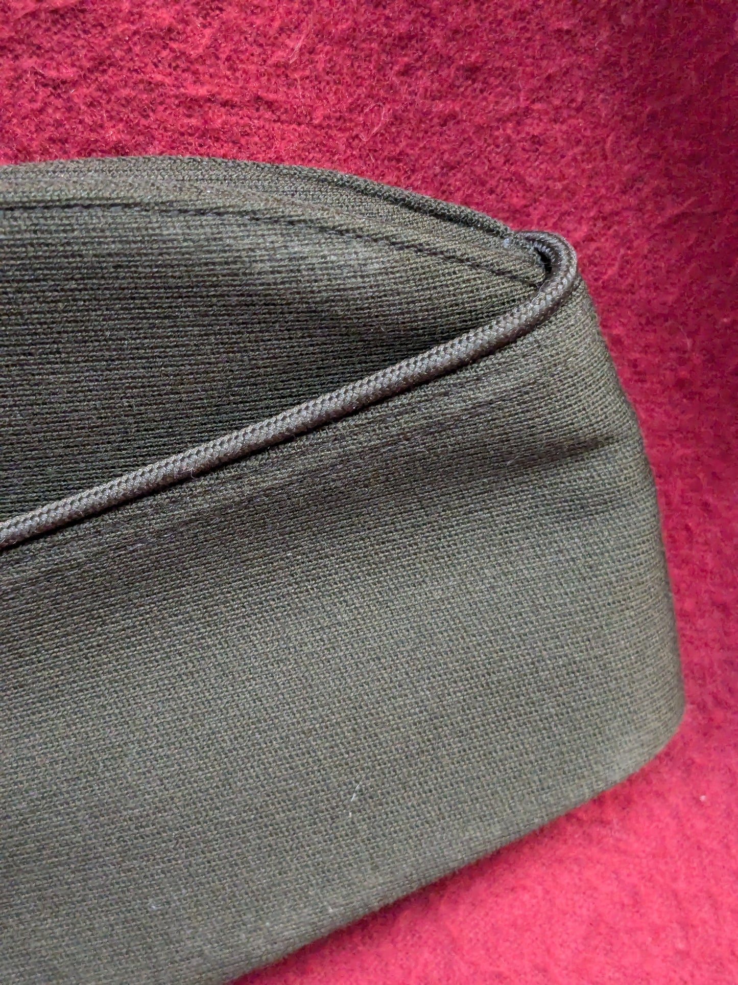US army agsu garrison heritage unisex Green Cap 7 1/4 Used (dg3- ea03-PET50)