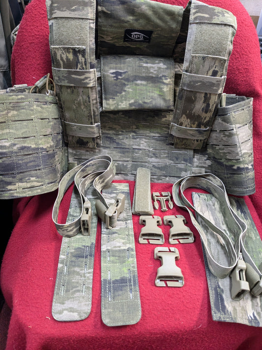 NOS OPS ADVANCED MODULAR PLATE CARRIER SYSTEM ATACS-IX (eb07-PET76)
