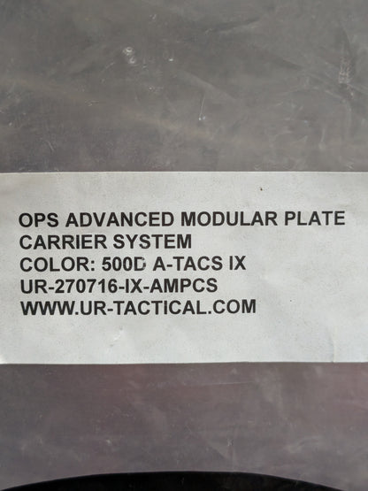 NOS OPS ADVANCED MODULAR PLATE CARRIER SYSTEM ATACS-IX (eb07-PET76)