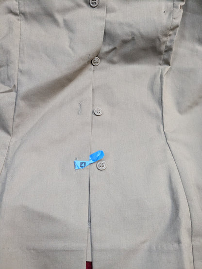 DLA 16 R Enlisted Men's Short Sleeve Poly Wool Khaki Shirt (dg3- ea03-PET94)