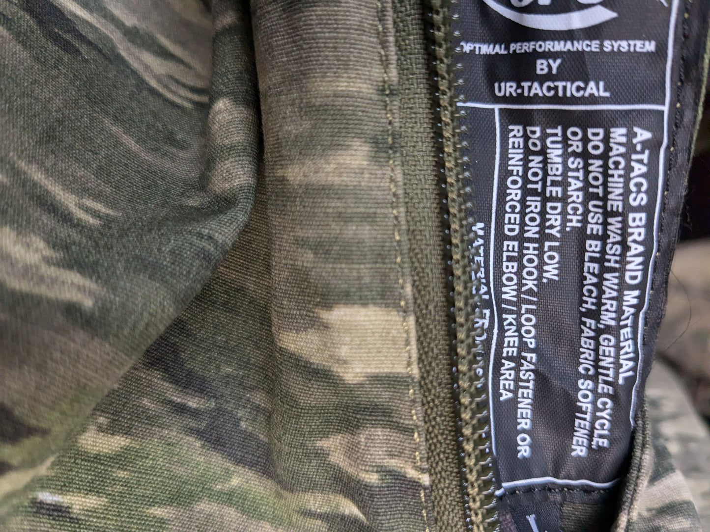 NOS OPS UR-TACTICAL ADVANCED FAST RESPONSE PANTS W/O Knee Pads ATACS Large (aa11-PET102)