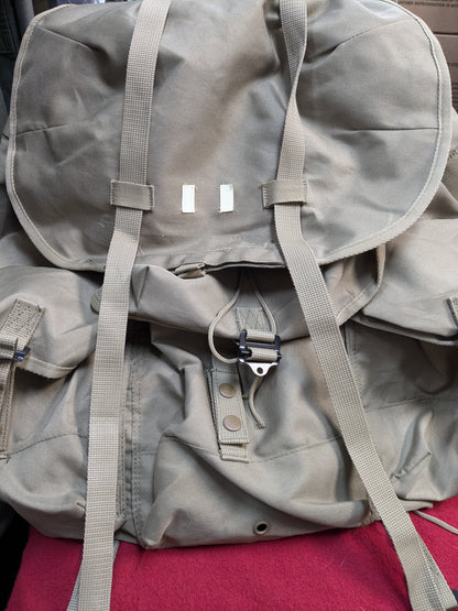 Large Alice Type Rucksack Bag Khaki W/ Kidney Belt (BB02-PET103)