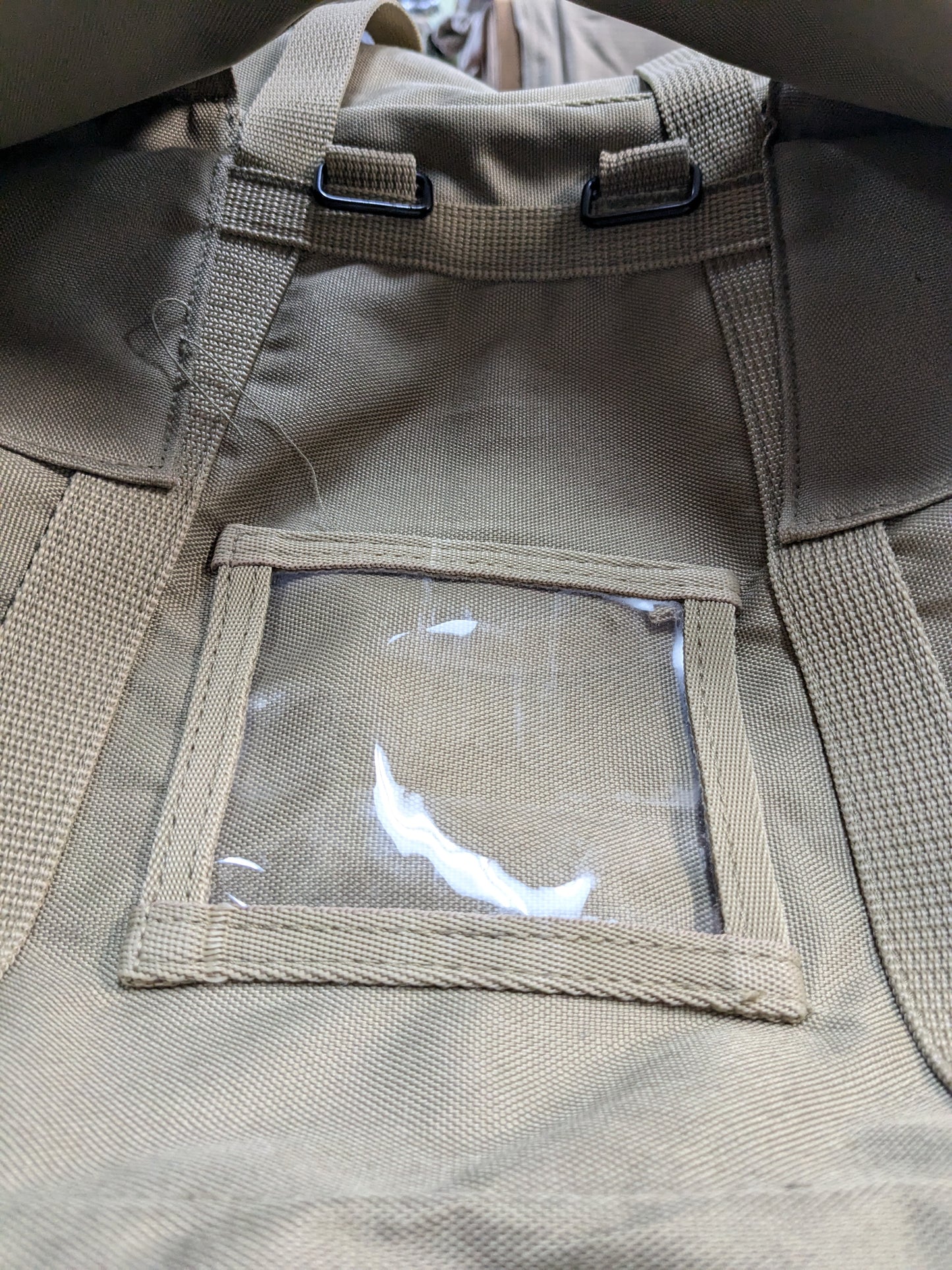 Large Alice Type Rucksack Bag Khaki W/ Kidney Belt (BB02-PET103)