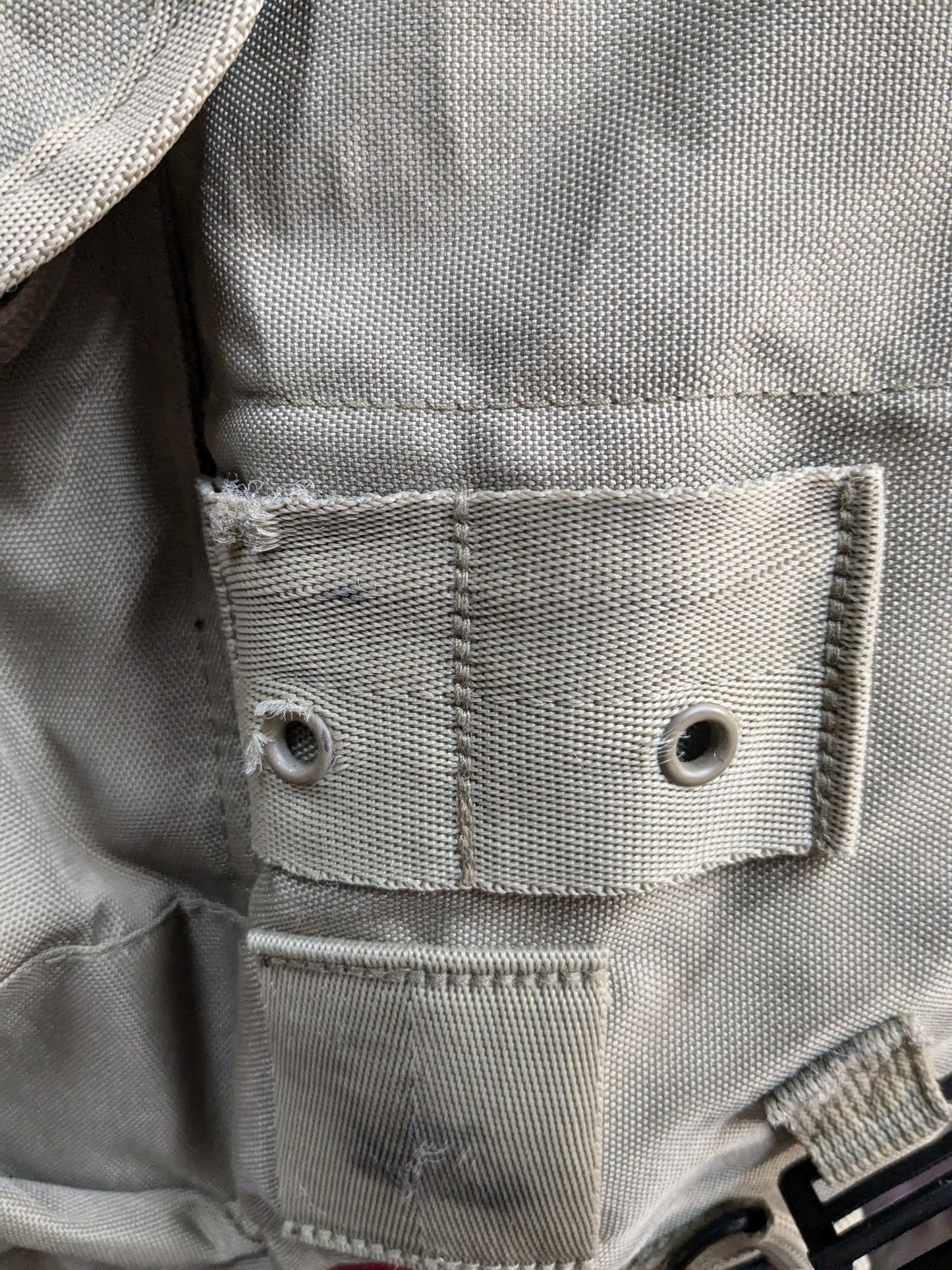 Large Alice Type Rucksack Bag Khaki W/ Kidney Belt (BB02-PET103)
