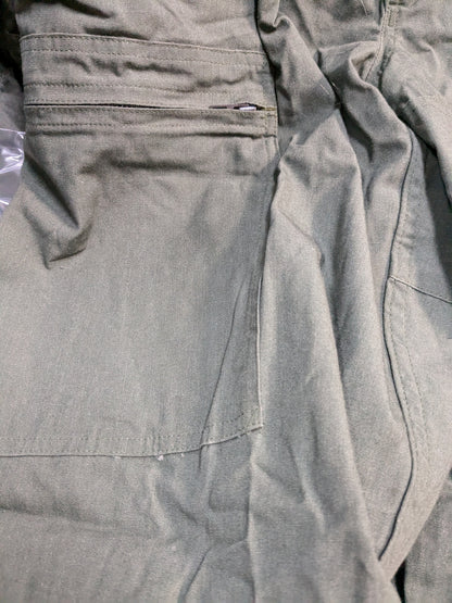 Military 2-Piece Flight suit Bottoms Only Sage Green Large Good Condition (PET136)
