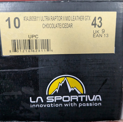 New 10R La Sportiva Ultra Raptor II Boots (ws-25jan13)