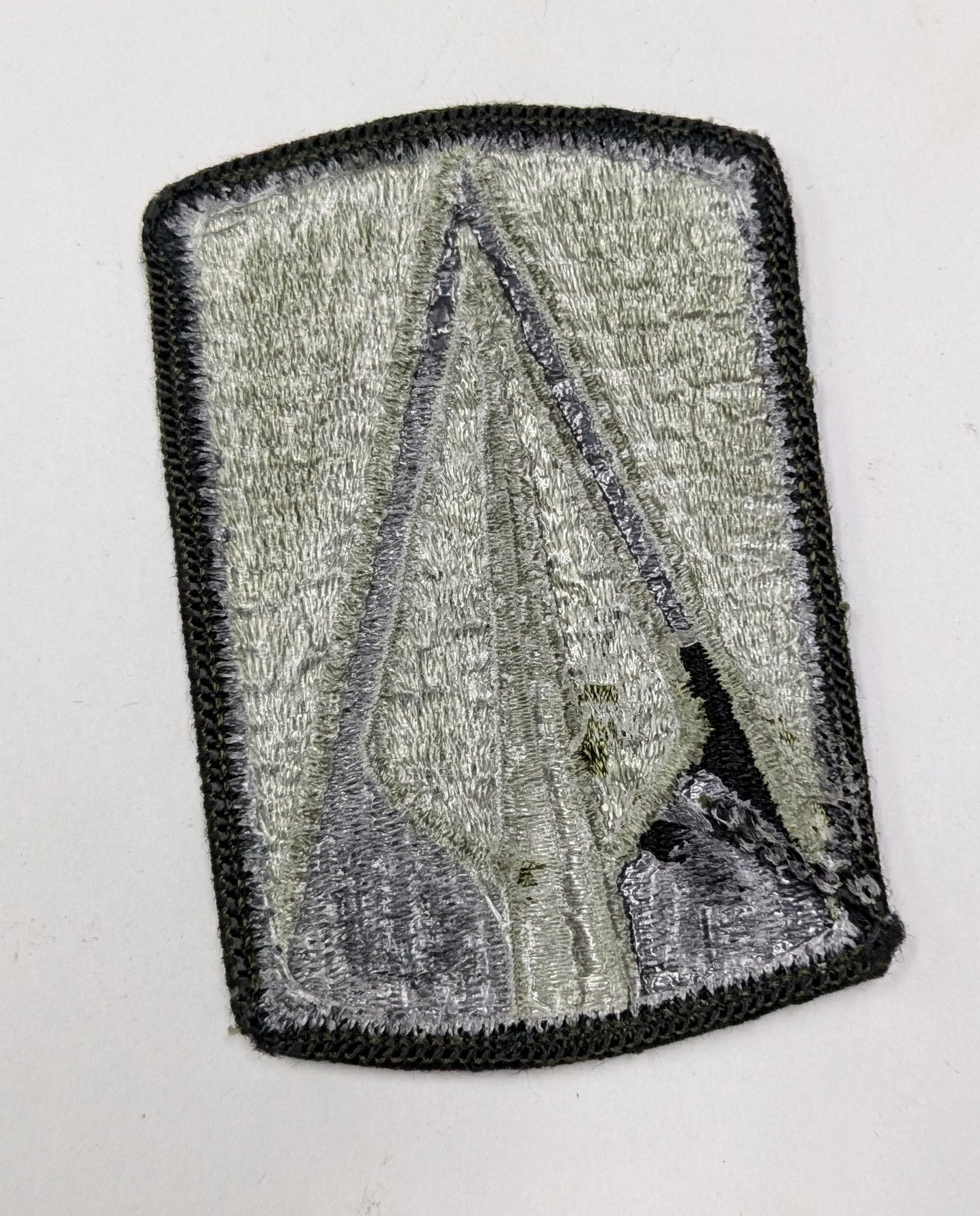 US Army 177th Armored Brigade Patch Sew On Subdued Black OD (bu09-177CATB)