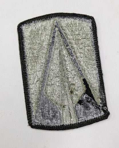 US Army 177th Armored Brigade Patch Sew On Subdued Black OD (bu09-177CATB)