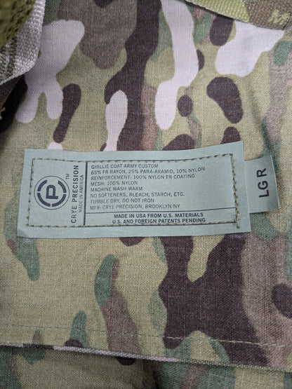 NEW - CRYE Ghillie Coat Top Large Regular APR-GC4-02-LGR OCP (da03 db07-25FEB23)