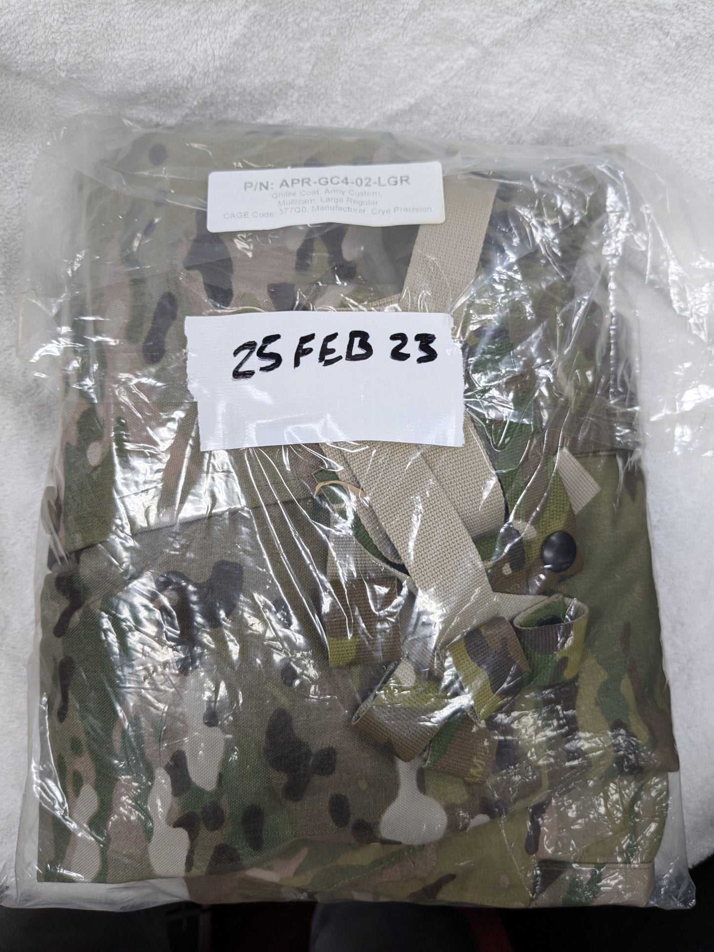 NEW - CRYE Ghillie Coat Top Large Regular APR-GC4-02-LGR OCP (da03 db07-25FEB23)
