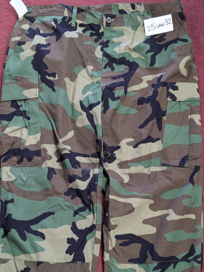 USGI X-Large Regular BDU Woodland Camouflage Tactical Pants Trousers (db08-25jan32)