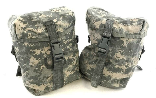 Excellent Condition SET of 2 USGI ACU UCP Sustainment Pouches (ACU-SS)
