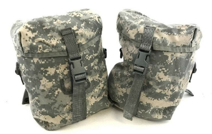 Excellent Condition SET of 2 USGI ACU UCP Sustainment Pouches (ACU-SS)