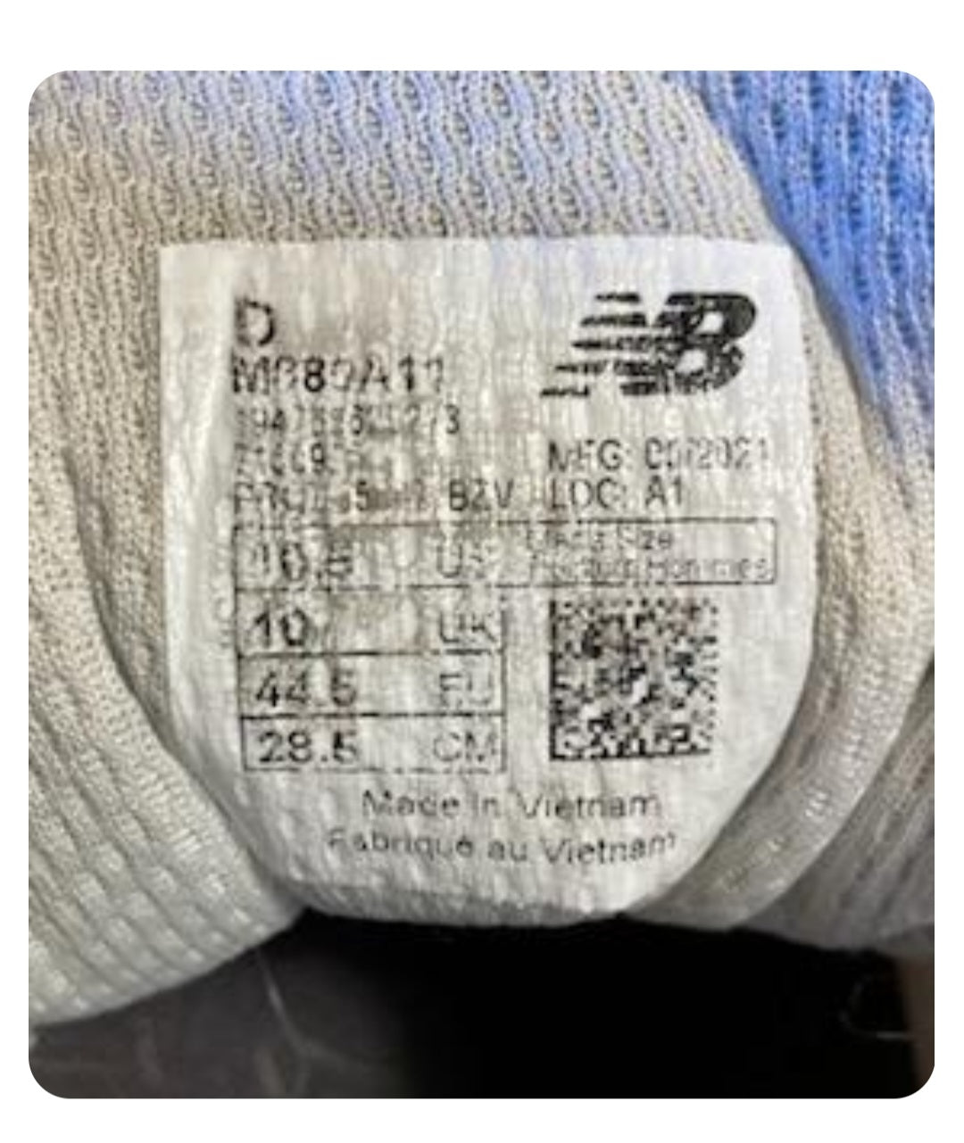 USED NEW BALANCE Fresh Foam 880 10.5 Men's Running Shoes (12g 39cr- cb12-C1)