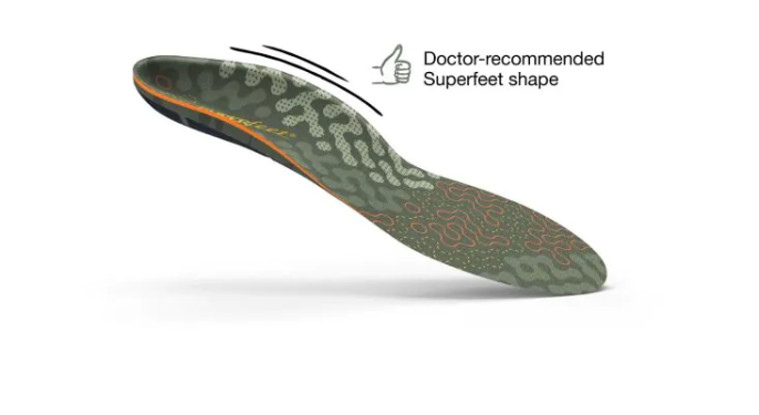 M (9.5 - 11) FL336010 Hike Cushion Insoles Superfeet