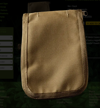 C946M Multicam 4x6 Waterproof Cover Pocket OCP (C946M)