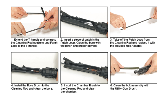 Weapon Cleaning Kit 5.56 .223 UTG Leapers (TL-A041)