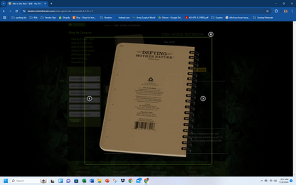973T 4.5x7 Tan Side Spiral Pocket Rite in the Rain Notebook 4.5" x 7" (973T)