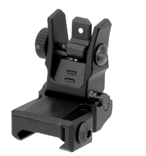 UTG® Super Slim Rear Sight, Manual Flip-up, Tool-free Dual Aperture (MNT-955)