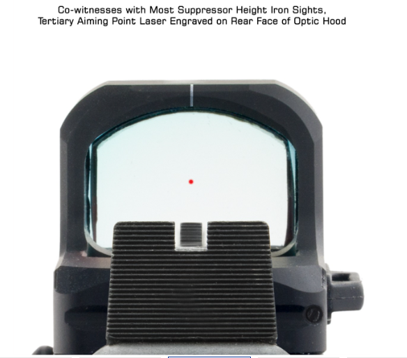UTG OP3 Micro SL, Red 4.0 MOA Single Dot, Side Loading, for Docter Footprint (OP-RDM20CT