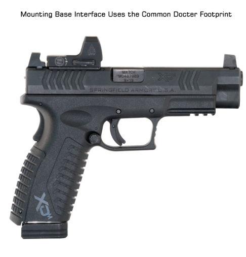 UTG OP3 Micro SL, Red 4.0 MOA Single Dot, Side Loading, for Docter Footprint (OP-RDM20CT