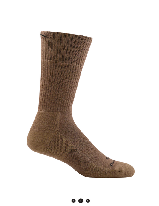 T4021 Large Coyote Brown Midweight Cushion Tactical Socks