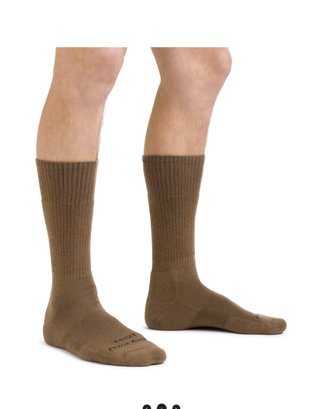 T4022 Medium Black Midweight Full Cushion Tactical Socks
