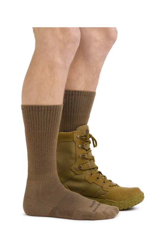 T4022 Medium Black Midweight Full Cushion Tactical Socks