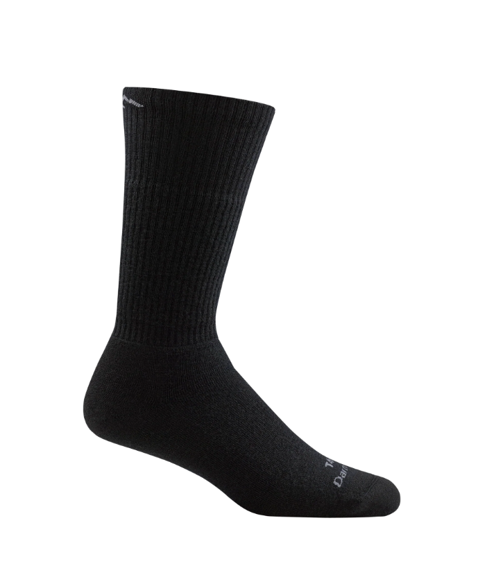 T4022 Medium Black Midweight Full Cushion Tactical Socks
