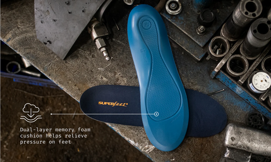 M (11) FL570011 Work Memory Foam Insoles Superfeet