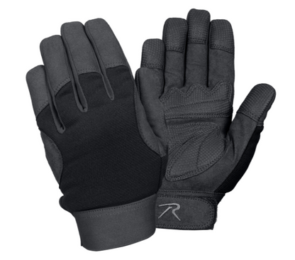 Large Black Mechanics Gloves Rothco (3468)