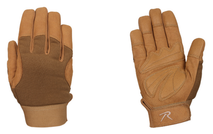 Medium Coyote Mechanics Gloves Rothco (4435)
